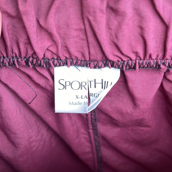 Sporthill Side Snap Pants XL Men’s Burgundy Eugene Oregon Sport Outdoor Y2K Vtg - Picture 4 of 10